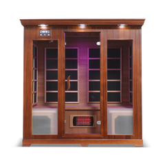 Health Smart 4 Person Full Spectrum Infrared Sauna (Cedar)