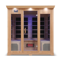 Health Smart 4 Person Full Spectrum Infrared Sauna (Hemlock)