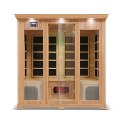 Health Smart 4 Person Full Spectrum Infrared Sauna (Hemlock)