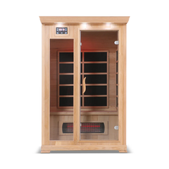 Health Smart 2 Person Full Spectrum Infrared Sauna (Hemlock)