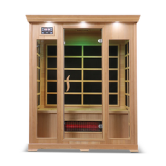 Health Smart 3 Person Full Spectrum Infrared Sauna (Hemlock)