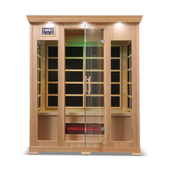 Health Smart 3 Person Full Spectrum Infrared Sauna (Hemlock)