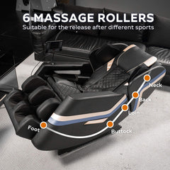 Airvana Full-Body Zero-Gravity Massage Chair Recliner With Six Massage Rollers (SAK91825)
