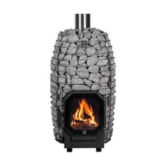 Huum Hive Flow 9.8KW Wood-Burning Sauna Stove With Sauna Stones [H1015012] - 9.8 (UP TO 635 CF)