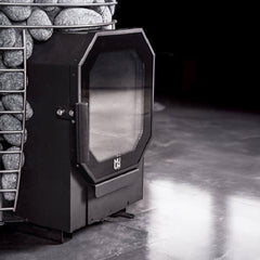 Huum Hive Flow 9.8KW Wood-Burning Sauna Stove With Sauna Stones [H1015012] (SAK85179)