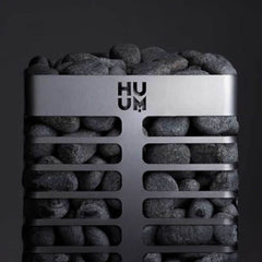 Huum Steel Mini Series 4 Stainless Steel Wall Mount 3.5KW Sauna Heater With Digital Controller & Sauna Stones (SAK91573)