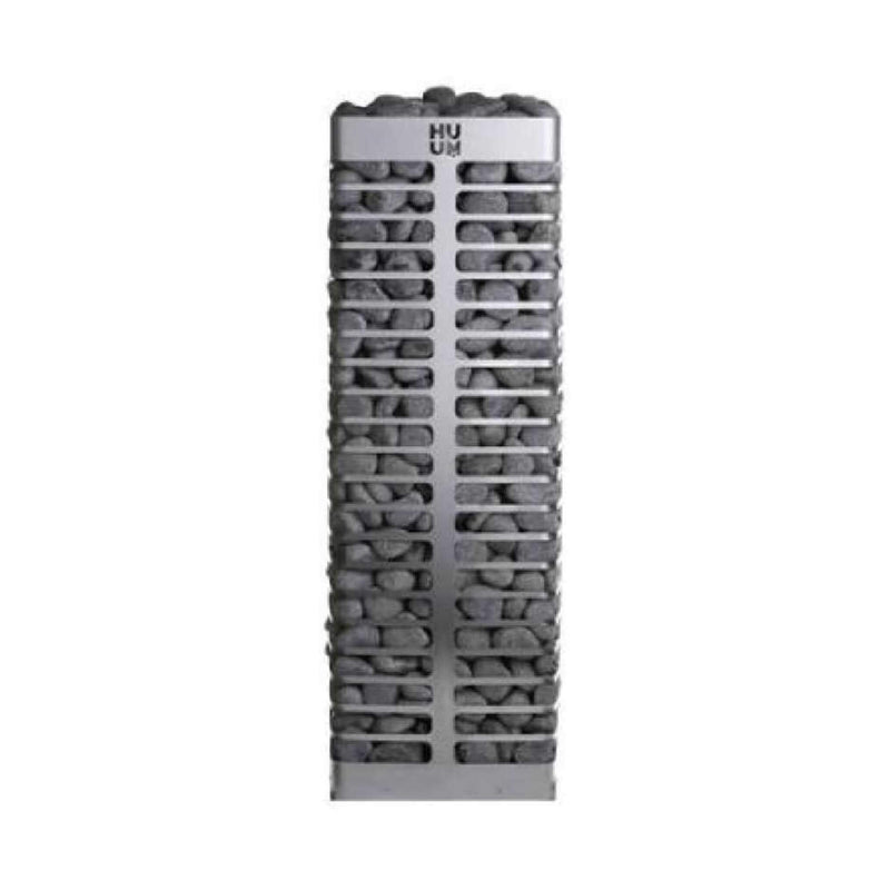 Huum Steel Mini Series 4 Stainless Steel Wall Mount 3.5KW Sauna Heater With Digital Controller & Sauna Stones (SAK91573)