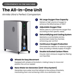 Airvida Ultra 1.3-2.0 ATA Hard Shell Lying Hyperbaric Chambers
