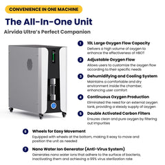 Airvida Elite 1.3-2.0 ATA Hard Shell Sitting Hyperbaric Chamber
