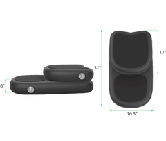 RevX Inflatable Barrel with Inflatable Steps