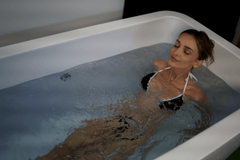 RevX Acrylic X Tub Cold Plunge + LUX High Performance Chiller and Filtration System