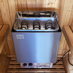 Thermora Ignite Large Premium American White Oak Outdoor Wooden Barrel Sauna With 4.5KW Sauna Heater (SAK45968)