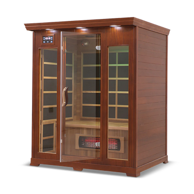 Health Smart 3 Person Full Spectrum Infrared Sauna (Cedar)