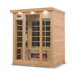 Health Smart 3 Person Full Spectrum Infrared Sauna (Hemlock)