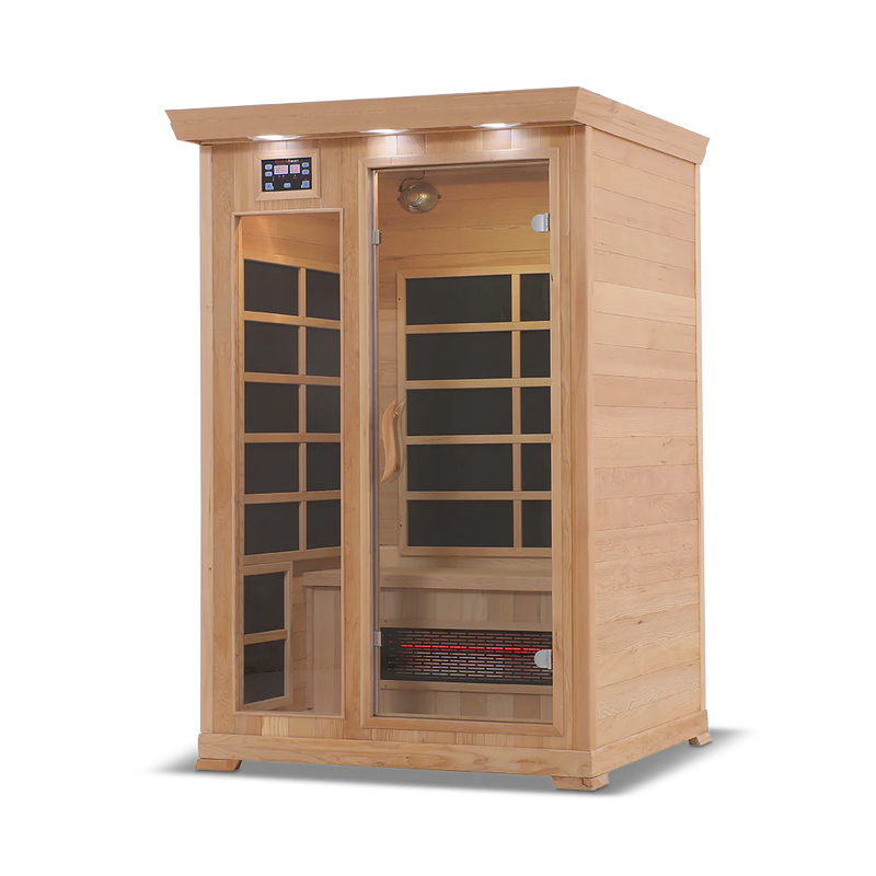 Health Smart 2 Person Full Spectrum Infrared Sauna (Hemlock)