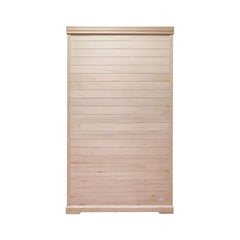 Thermora Ivara Luxury 2-Person Hemlock Wood FAR Infrared Sauna Room W/ Glass Door, 1750W (SAK81525)