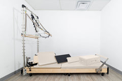 Janet Elite Plus Foldable Pilates Reformer – Studio Grade Luxury Maple Wood Home Pilates Machine - RE016