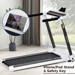 Rovix Portable Compact Home Cardio Fitness Treadmill With 3.5HP Electric Motor & Bluetooth Speakers (SAK32416)