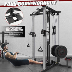 Rovix Premium Home Cable Crossover Full Body Workout Fly Machine, 350LBS (SAK06341)