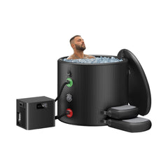 FCP Premium XL 120 Gal Cold Plunge Tub Kit With 1/3 HP Chiller, Filter And Pump