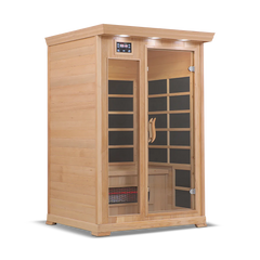 Health Smart 2 Person Full Spectrum Infrared Sauna (Hemlock)