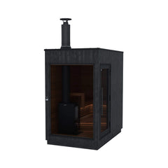 ThermaSol Nordic Misty 2-5 Person Fully-Assembled Outdoor Modular Sauna Cabin [Made-To-Order] [14-KIR] (SAK17365)