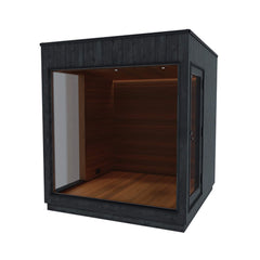 ThermaSol Nordic Misty Outdoor Lounge Medium Sauna Cabin (SAK57649)